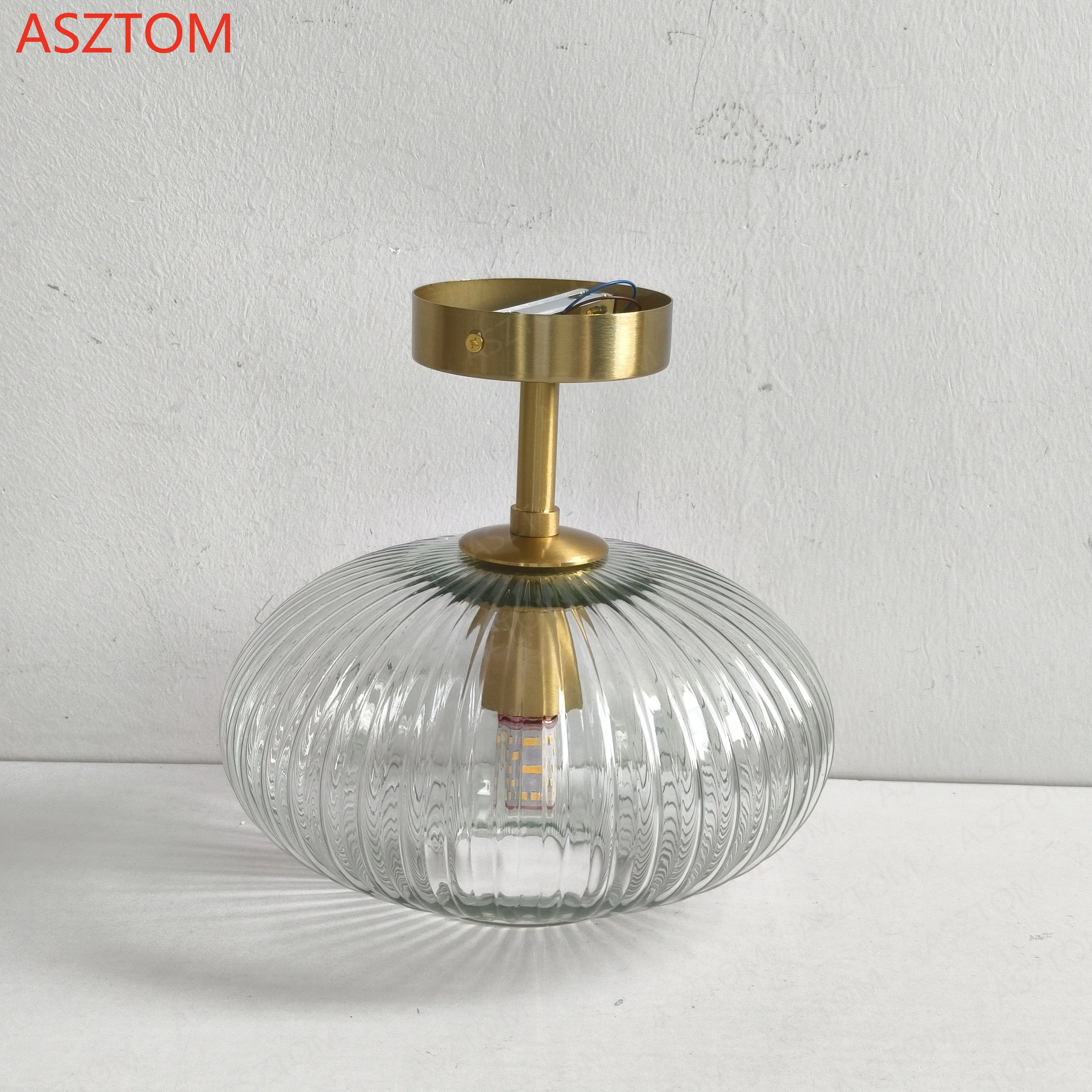 

Glass Ceiling lights Minimalist bathroom Balcony Bedroom Entrance Light fixture Indoor lighting Glass Ceiling Lamp