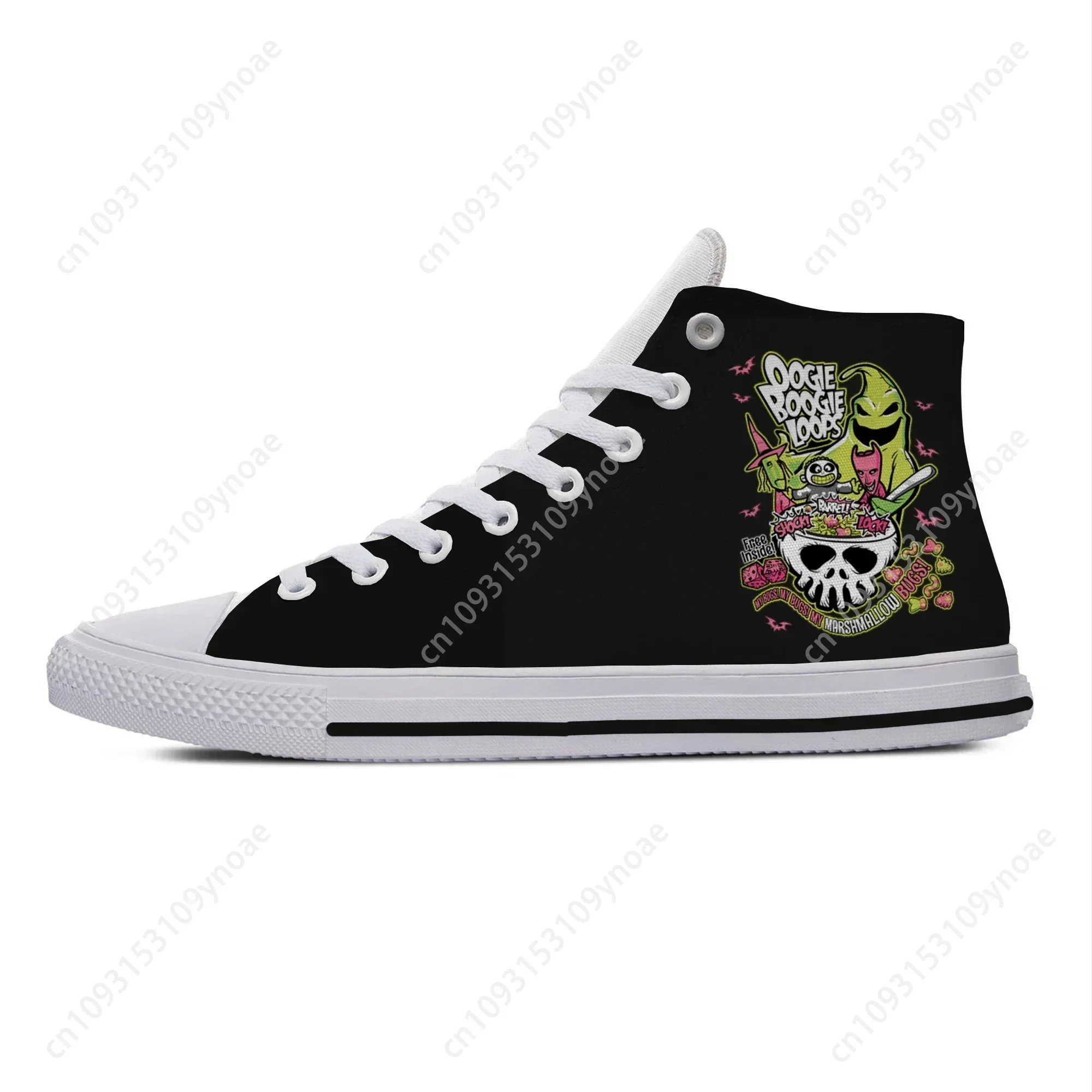

Hot Summer Oogie Boogie Loops New Arrive Fashion Lightweight High Top Canvas Shoes Men Women Casual Shoes Breathable Sneakers