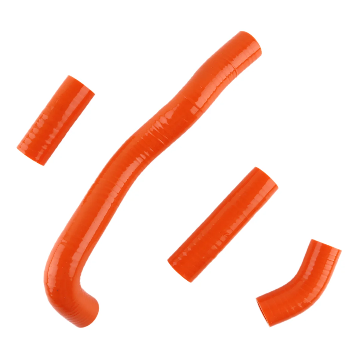 

4PCS 3PLY For Kawasaki KX500 KX 500 1986-2004 Silicone Radiator Coolant Hose Pipe Tubes Kit