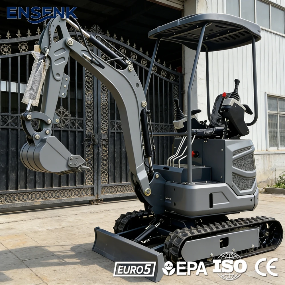 

Europe Version Mini Excavator 1.8Ton With EPA/Euro 5 Standards Construction Digger Escavatori Machine For Agricultural Farm Use
