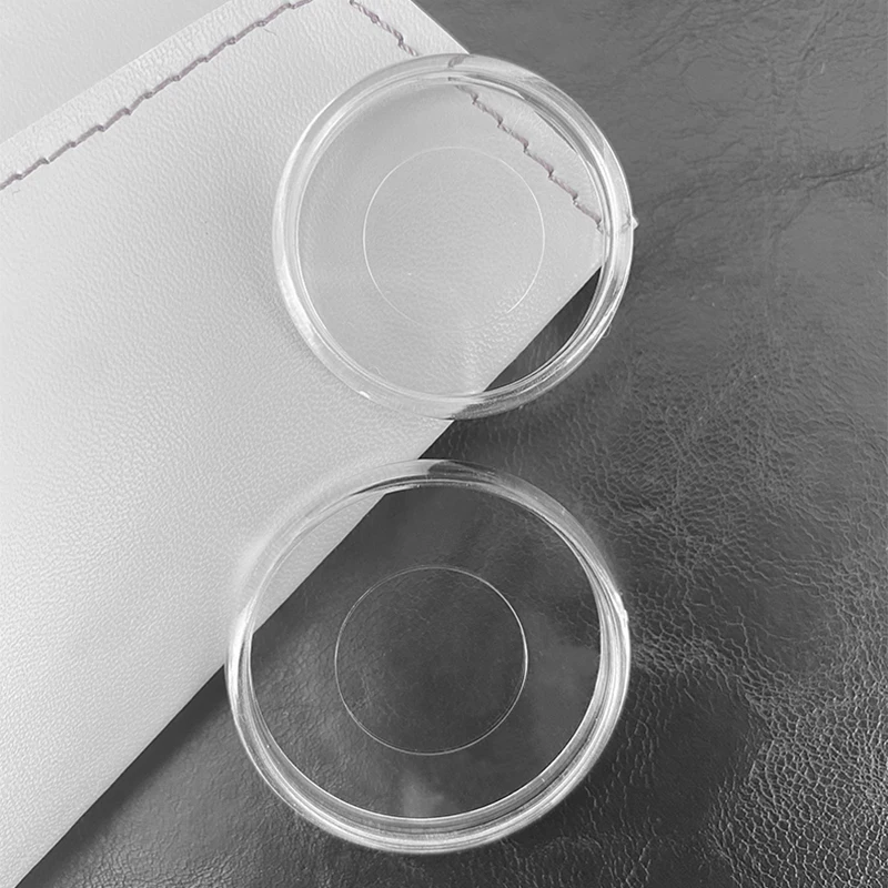 11pcs/box Multiple Sizes Transparent Binding Discs Loose-leaf Notebook Rings Disc Button Binder Planner DIY Scrapbook Supplies