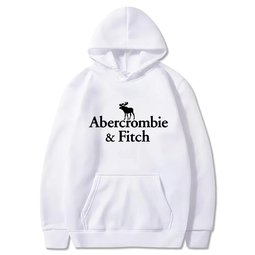 Hot Sale Women Hoodie Winter Print Pullover Men Hooded Abercrombie Fitch Sweat Shirts Brand Jogger Luxury Fleece Sweatshirt Tops