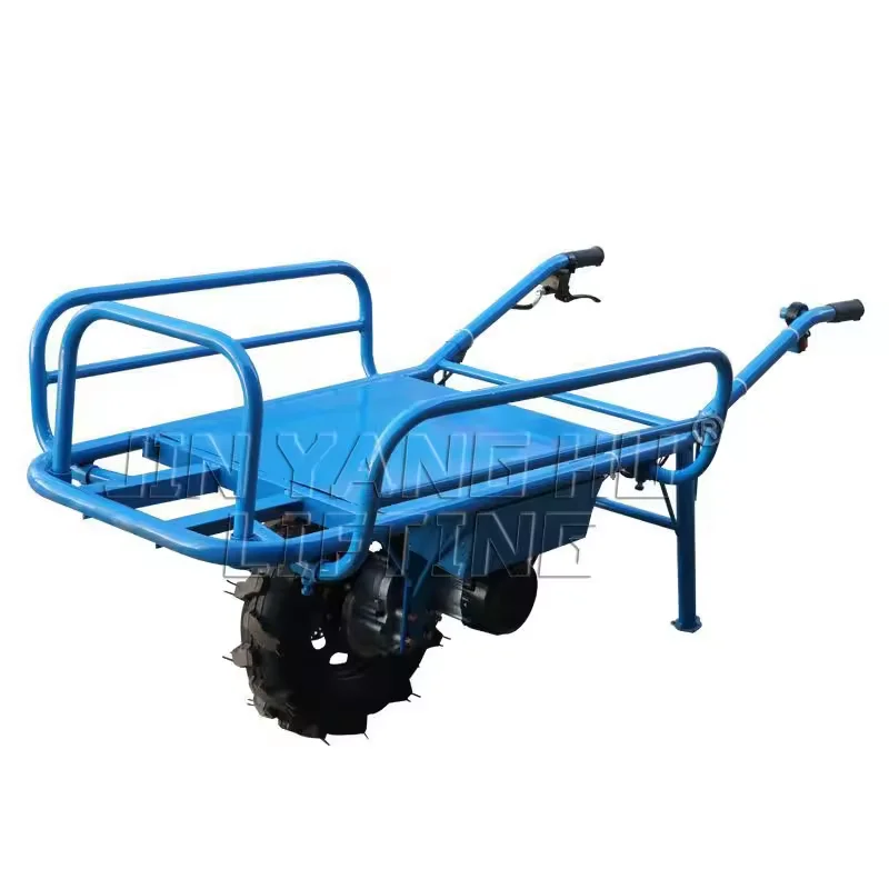 Hot Sale Heavy Duty Steel Mountain Climbing Wheel Barrow Wheelbarrow Motorized For Farms Orchards Livestock Areas