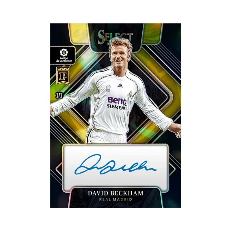 Panini Football série bricolage maison Cristiano Ronaldo David Beckham Rivaldo Signature Flash Collection carte jouets cadeau