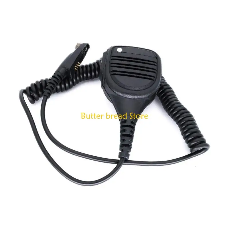 W89C 라디오 스피커 마이크 어깨 옷깃 핸드 마이크 3.5mm 사운드 잭 GP328plus GP338plus 용 휴대용 라디오 마이크