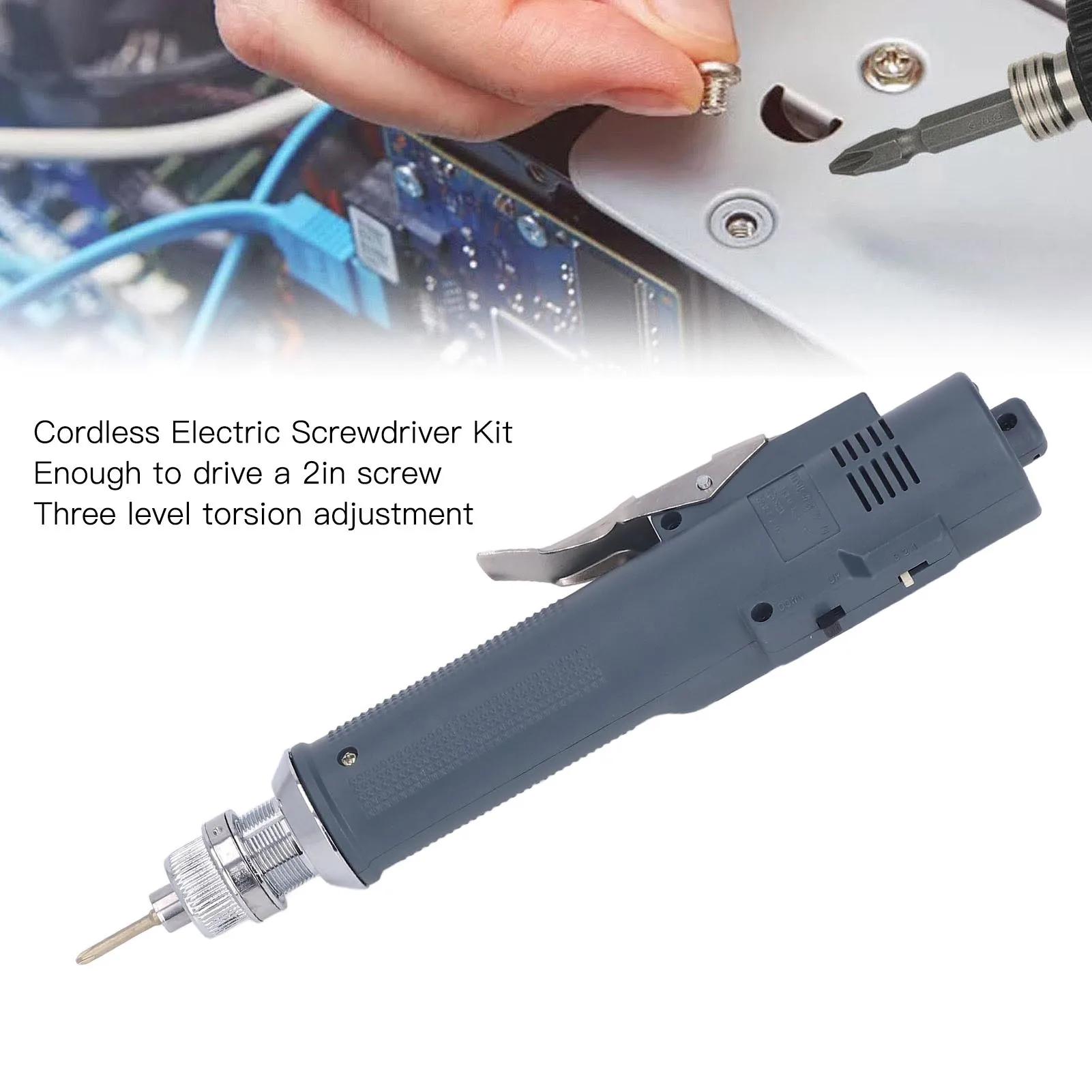 

Cordless Electric Screwdriver Cordless Electric Screwdriver Kit Accurate in Line Industrial Grade Adjustable Torsion CW CCW