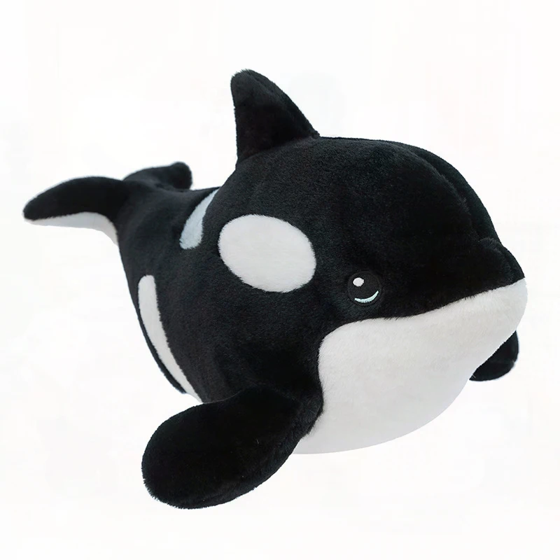 

Kawaii Plush Toy Filled Doll Cute Orca Stuffed Animal For Kids Ocean Baby Series Whale Pillow Birthday Present For Children