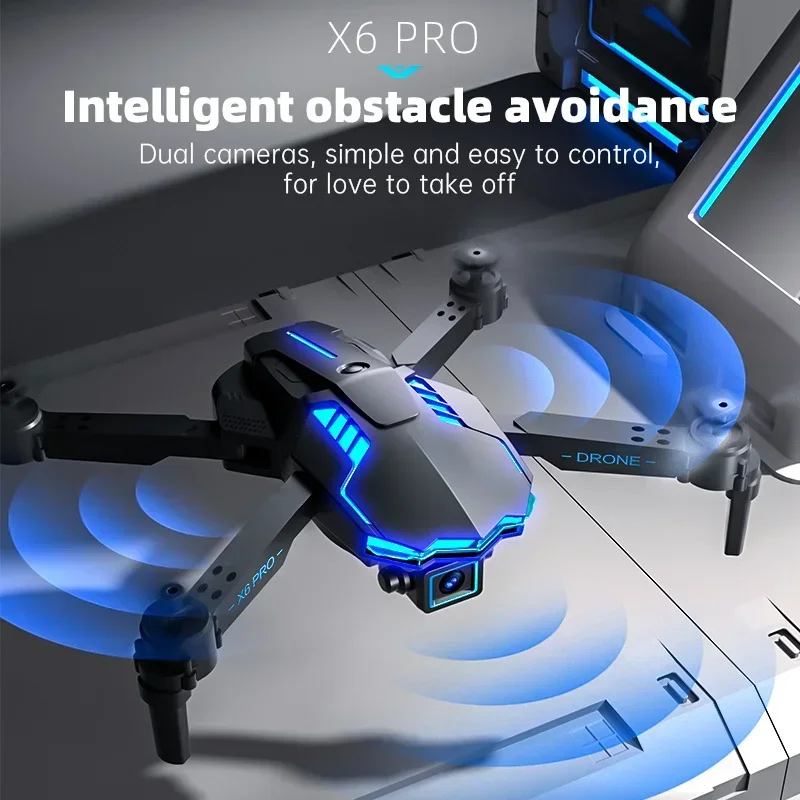 

X6Pro drone high-definition aerial photography optical flow fixed height dual camera obstacle avoidance remote control toy