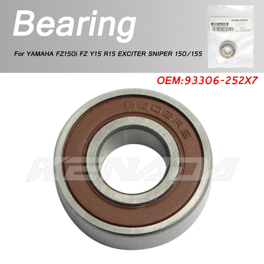 For YAMAHA FZ150i FZ Y15 R15 EXCITER SNIPER 150/155 FRONT WHEEL Bearing 93306-252X7