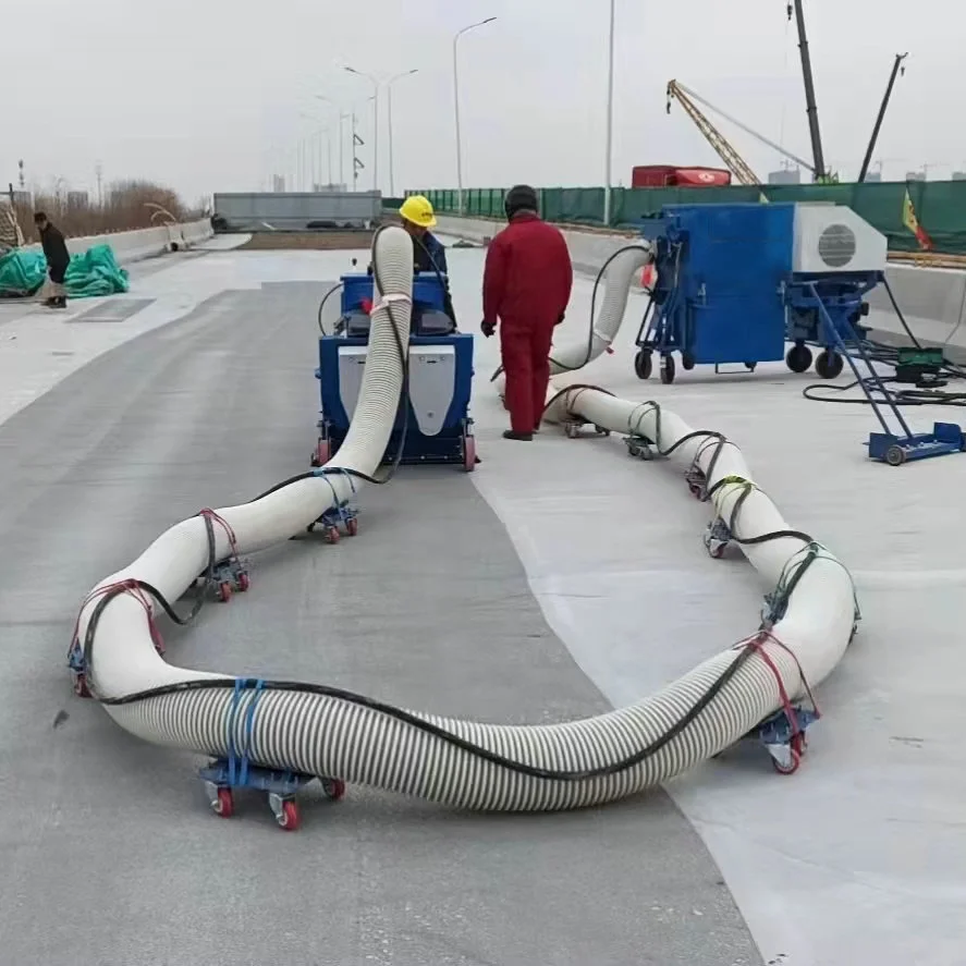 Penjualan Panas Harga Bagus Mesin Pembersih Semen untuk Penghapusan Rambu Jalan KLRO850 Industrial Portable Road Shot Blaster