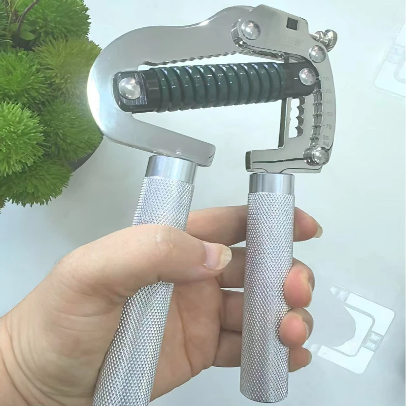 All‑Metal Adjustable Hand Grip Strengthener 0‑240kg Resistance Professional Finger Forearm Muscle Training Hand Exerciser