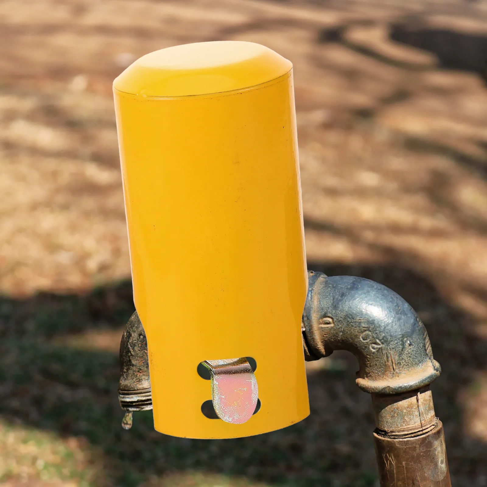 1Set Outdoor Faucet Lock Cover Robust ABS Plastic Spigot Cover with Quick Access Opening for Easy Connection Freeze Proof Faucet