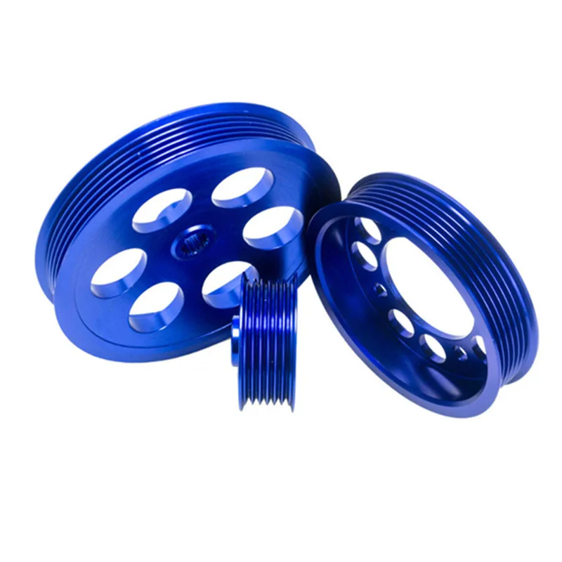 High performance 2JZ engine pulley numerical control machining aluminum alloy parts custom machining turning 2JZ engine