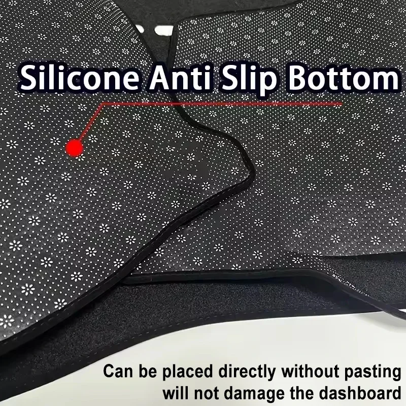 Anti-Glare Dashboard Cover Dash Mat Non-Slip Sun Shade Pad Interior Protector For Ford Explorer U502 MK5 2011-2019 Car Parts view 6