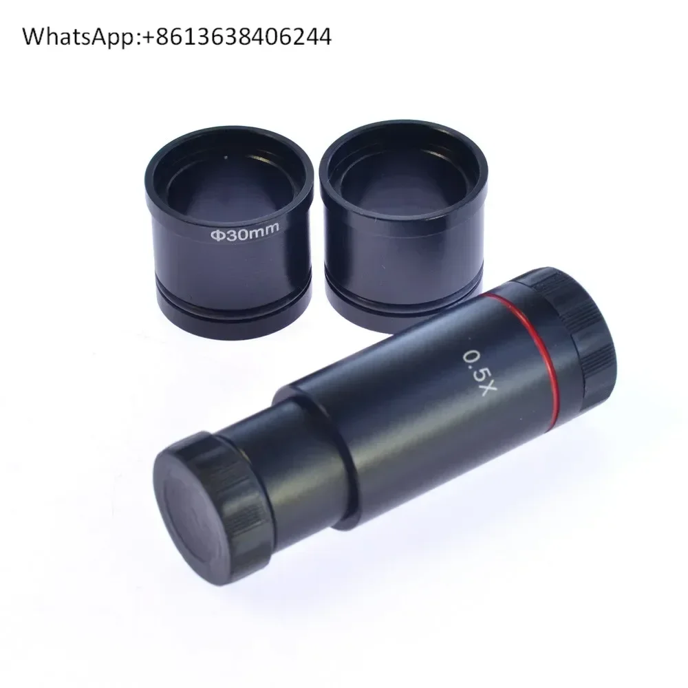 Video Microscope Camera 0.5X C-Mount Lens Adapter 23.2mm 30mm 30.5mm CCD CMOS Camera Adapter Digital Eyepiece Accessories