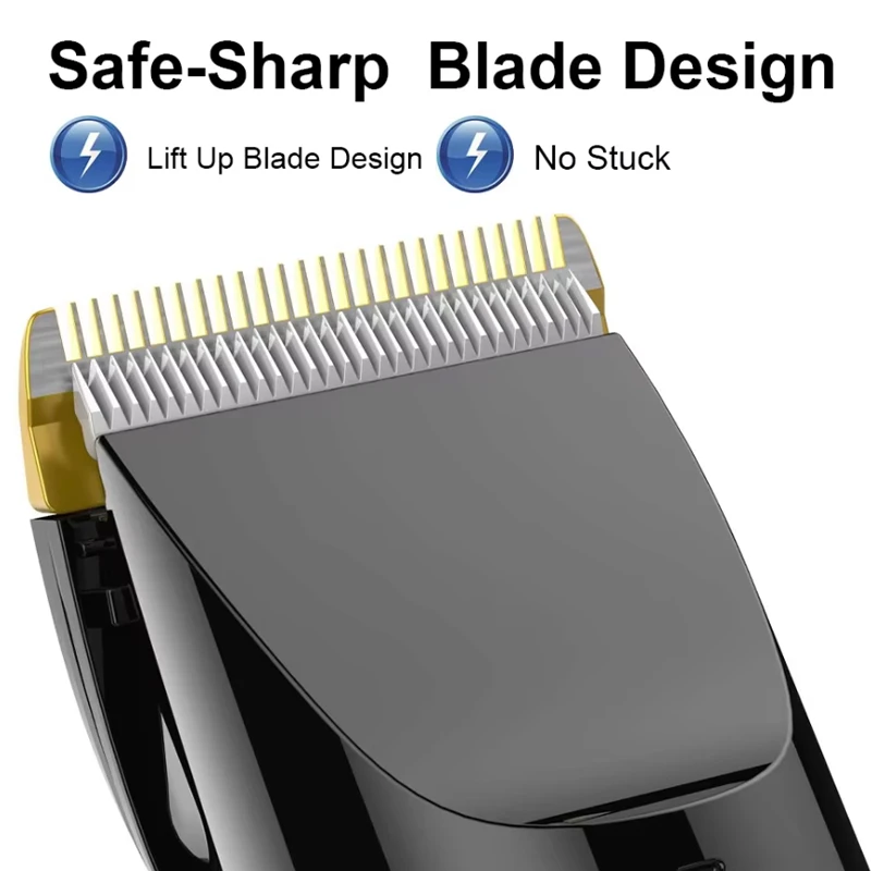 New Mens Electric Hair Clipper LED Display Barber Trimmer Professional Hair Salon High Power Hair