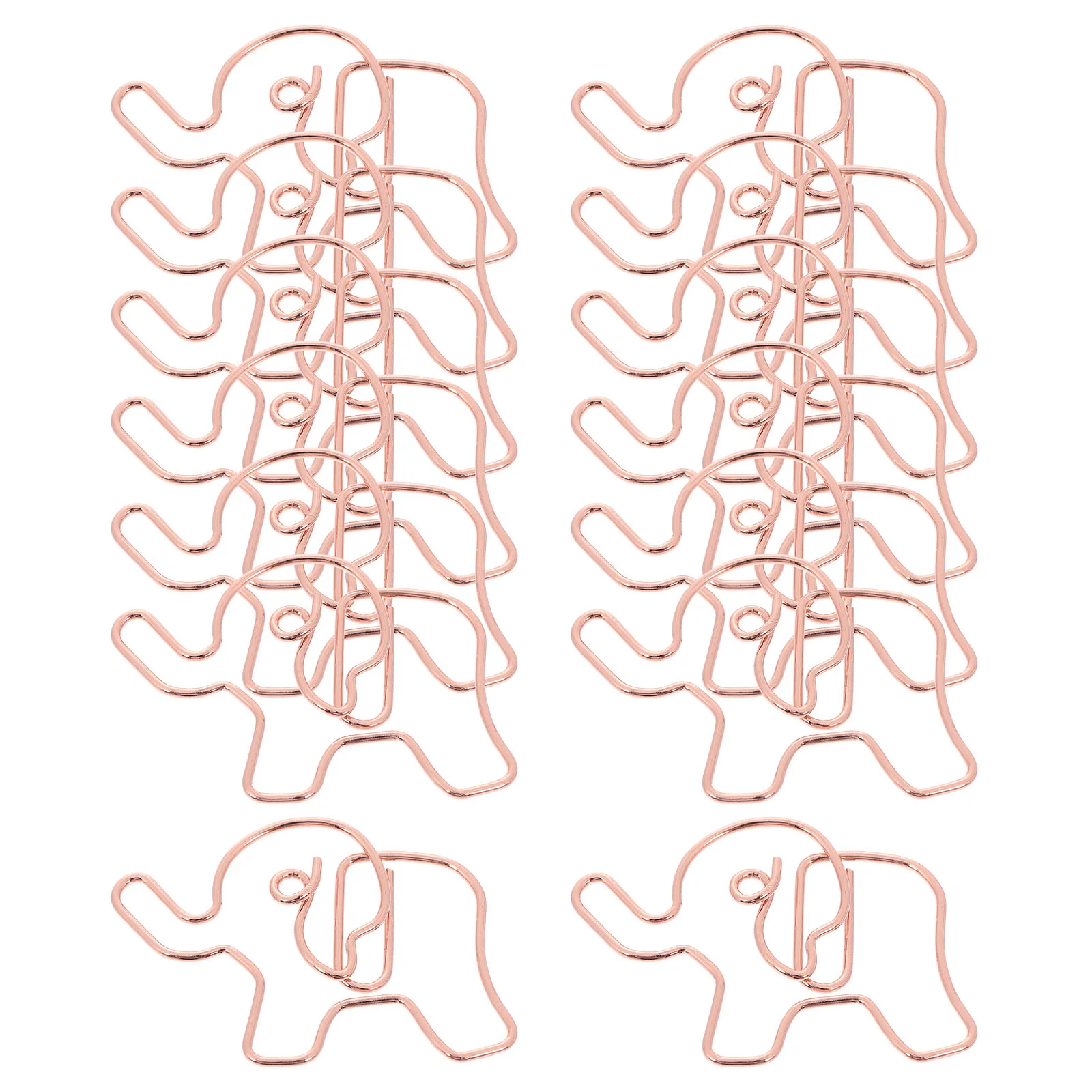 

20 шт. скрепки для слонов, зажимы для слонов, милые настольные декоративные аксессуары для офиса