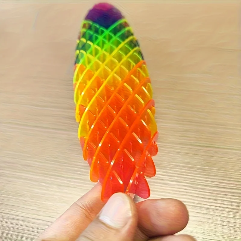 لعبة ريلاكس فيدجيت - لعبة بلاستيكية متينة لتخفيف القلق للاسترخاء والقلق للبالغين، مادة مرنة، ملصق تابا اسفنجي، إسفنجي لطيف