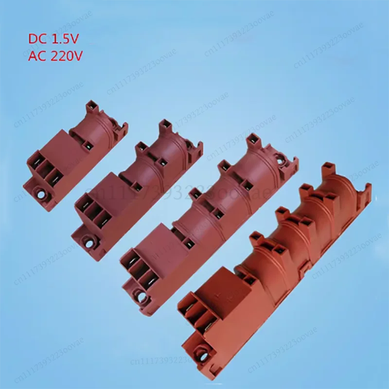 Df AC 220V DC 1.5V Pulse Igniter 4‑Terminal 4‑Outlet Gas Stove Oven Ignition Module Replacement Accessory