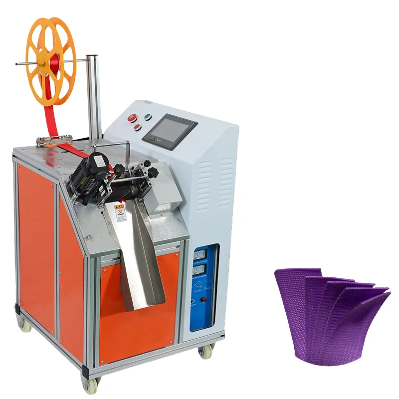 Servo Automatic Ultrasonic Rotary Knife Cutting Machine for Fishtail Bow Dovetail Ribbon Gift Jewelry Belt Bevel Cutting Machine