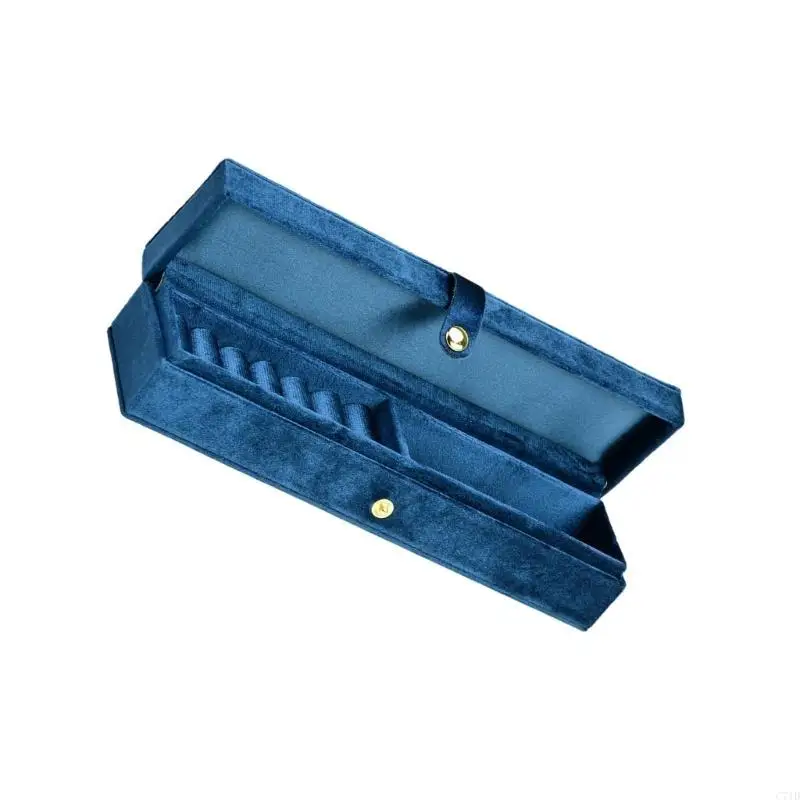 Jewelry Carrying Case with Dividers Velvets Storage Box for Small Ornaments Elegant Jewellery for Daily Use