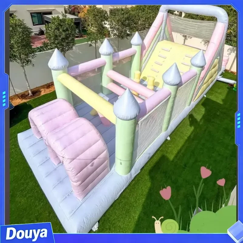 Enjoy Inflatable Obstacle Course Outdoor Customized Inflatable Obstacle Indoor Giant Bounce House Games for Kids PVC CE