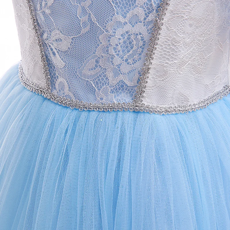 Wedding Dress Party Flower Dress Evening Costume Princess Cosplay Dress For Baby Girls Ball Gown Cinderella Luxury Clothes