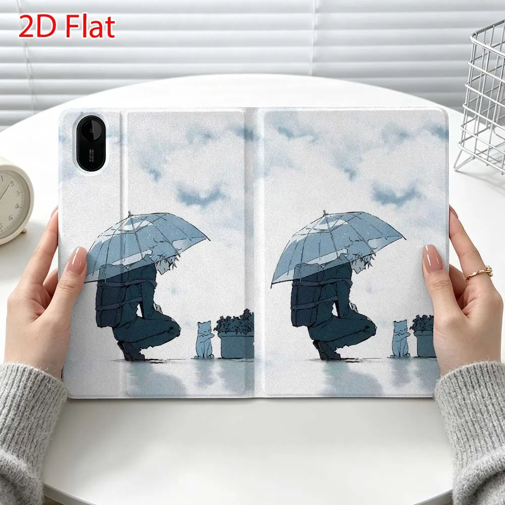 Satoru Gojo Love Fashion For Xiaomi Poco Redmi Pad 8 2 4 C1 6 6S 7 7S SE 9.7 14 11 11.2 Inch Pen Tray Tablet Case
