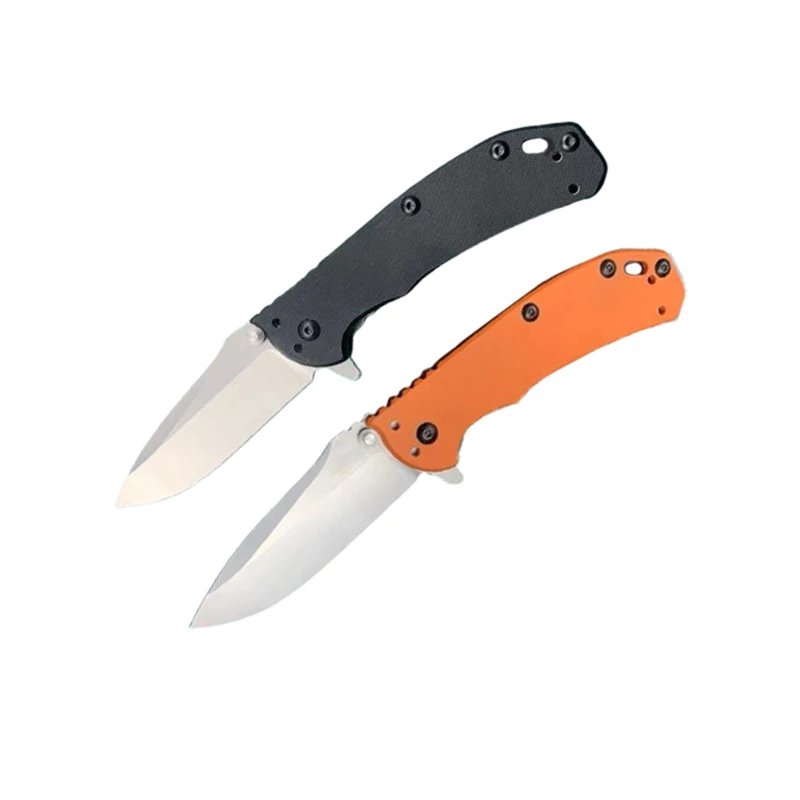

2 Colors 0566 Pocket Folding Knife D2 Blade Ball Bearing Steel+G10 Handle Tactical Hunting Camping EDC Survival Tool Knives