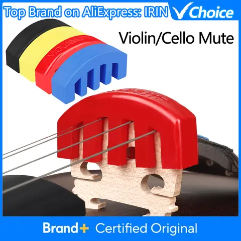 IRIN Violin Mute Rubber Five-Prong Silent Silencer Cello Fiddle Violin Practice Mute Stringed Musical Instrument Accessories