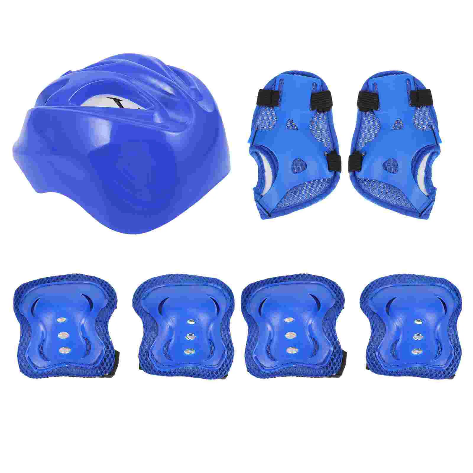 

7 Pcs Children's Outdoor Sports Riding Safety Pad Bike for Kids Equipment Plastic Sponge Cycling Skateboard