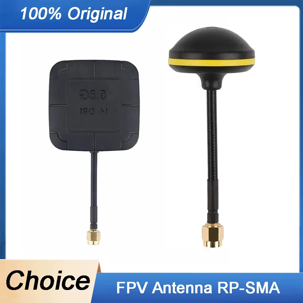 

FPV Receiver Spare Parts 5.8G 14DBI High Gain Flat Panel & Mushroom FPV Antenna RP-SMA for FPV Drone RC Quadcopter
