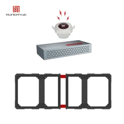 Supermarket 1.6M Invisible Underground Antenna 58KHz AM System EAS Concealed System Underground Antennas with Controllers Kit