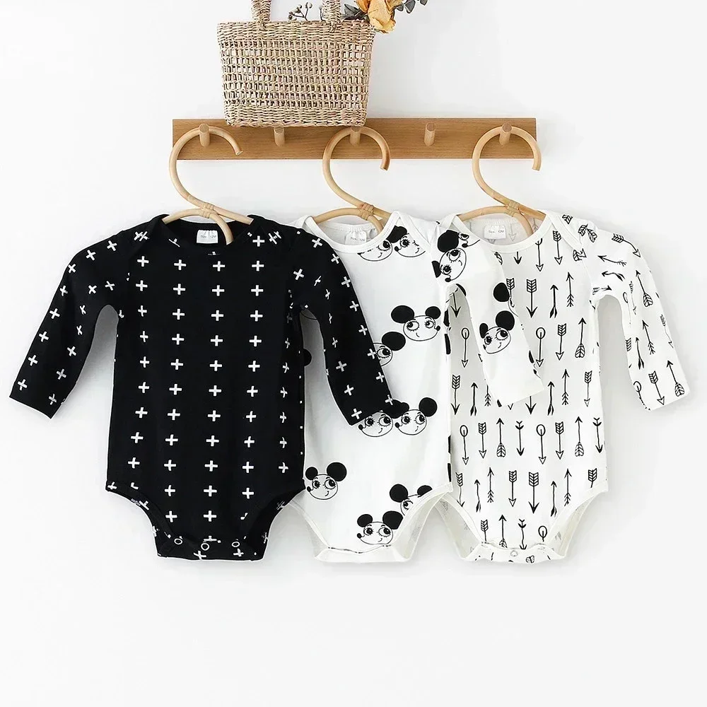 Baby Rompers Spring Cotton Baby Girl Boy Clothes Long Sleeve Summer Newborn Baby  One Piece