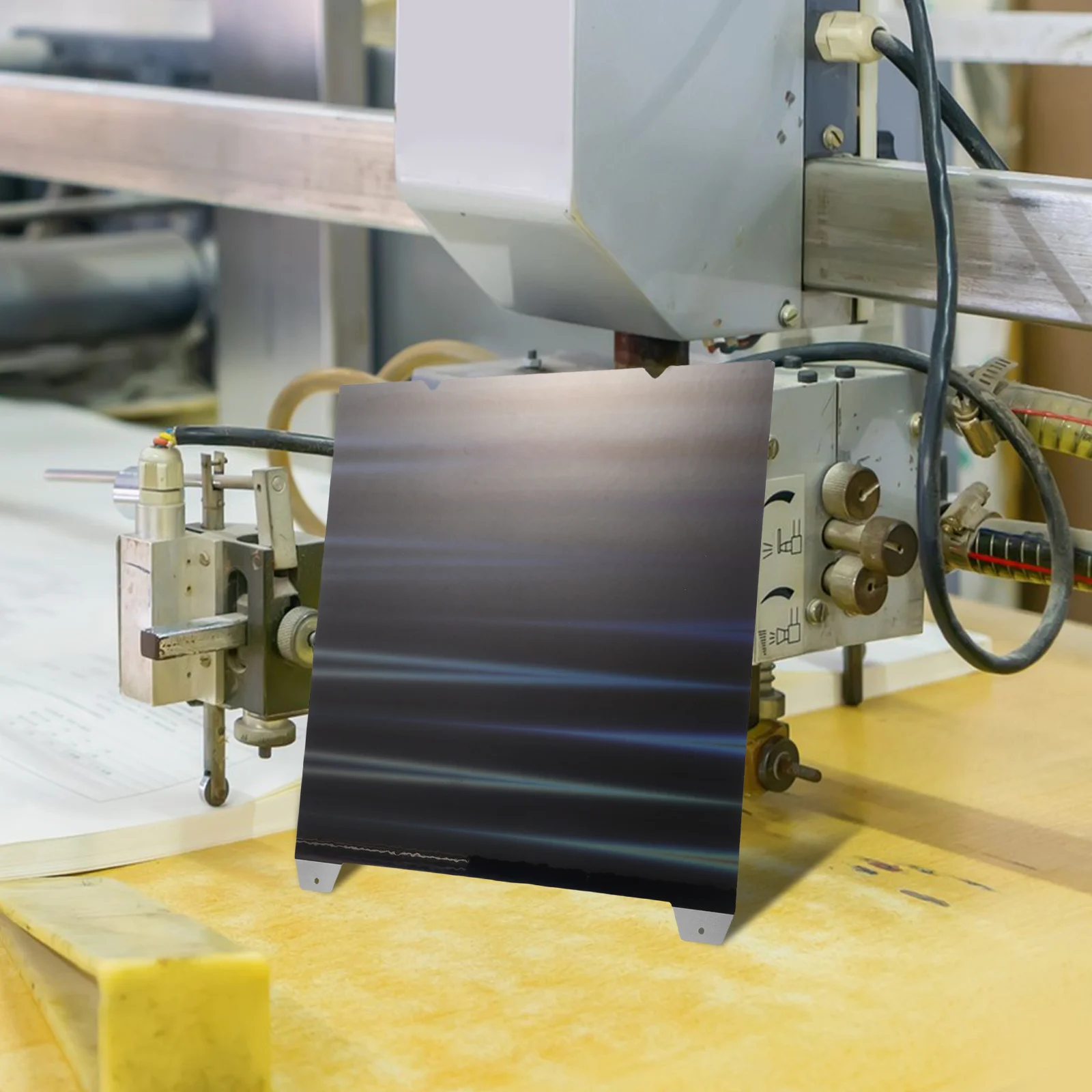 

1 Set Printer Build Plate 235X235Mm Textured Pei Sheet Flexible Steel Spring Bed Smooth Surface Easy Removal Stable Platform