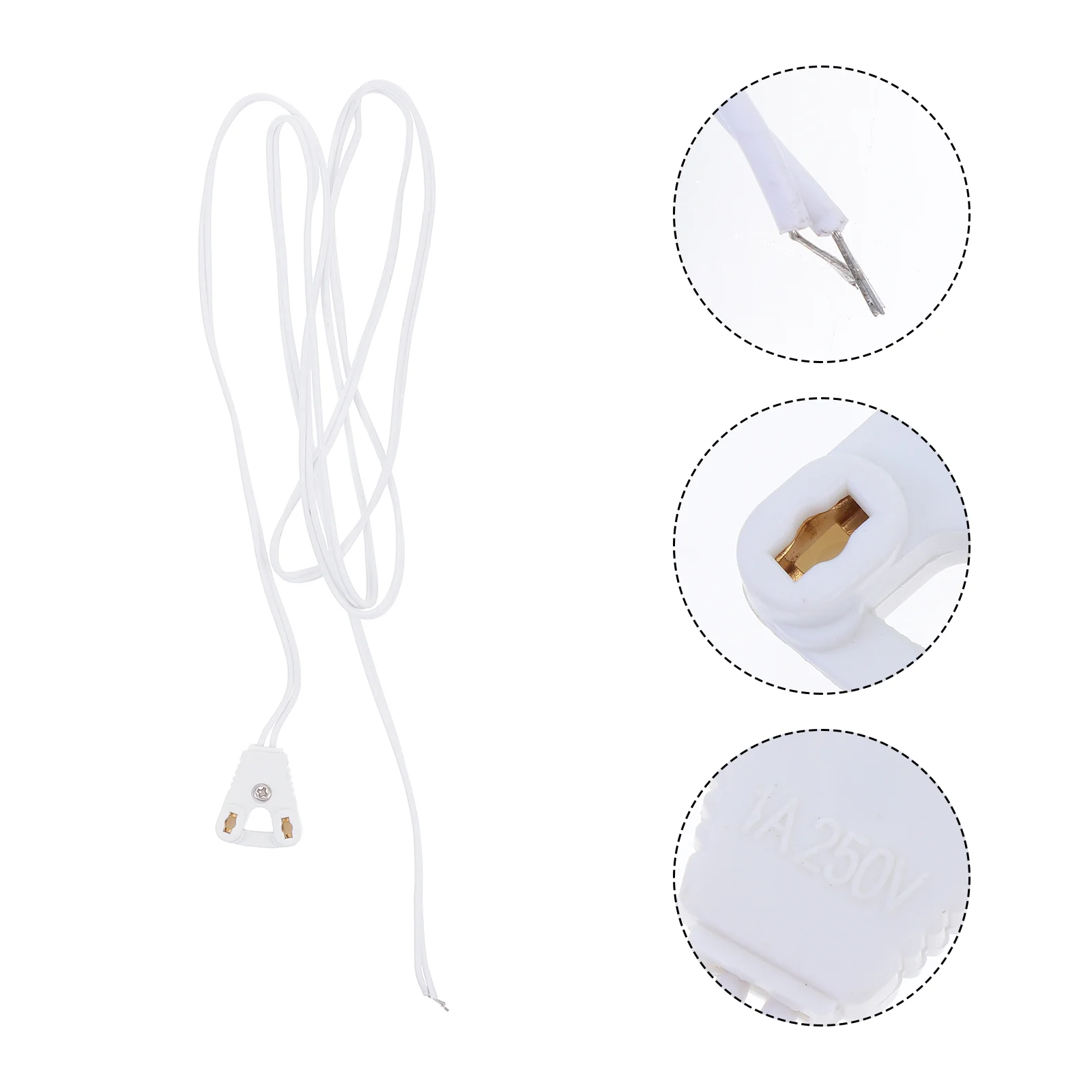 

10 Pcs Arrangement T8 Light Box Line Tube Connection Cable LED Pipe Connecting Wire White Cables