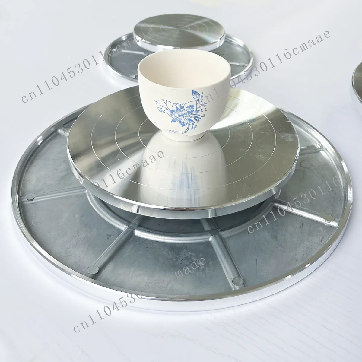 Ceramic Tools Turntable Aluminum Alloy Turntable Ceramic Factory Handmade Clay Sculpture Tools Piping Painting Manual Turntable