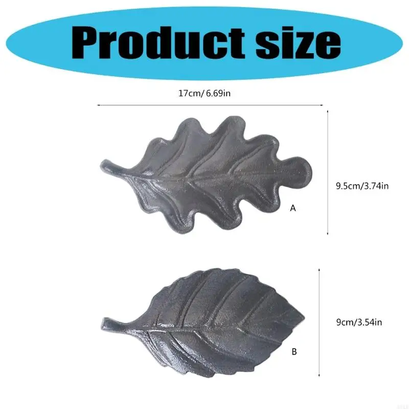 Designs acenados forma folha ferro A0ke