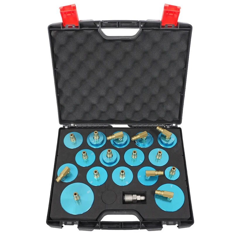 

17Pcs/Set Automobile Brake Oil Exchanger Adapter Tool Kits Car Pulsating Fluid Extractor Connector Auto Repair Tools