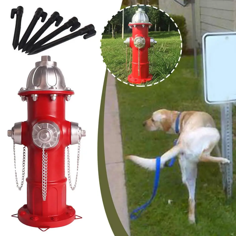 

Fire Hydrant Outdoor Decoration Garden Ornament Decor,Firefighter Gifts For Men, Dog Hydrant Fake Fire Hydrant For Dogs To O7X0