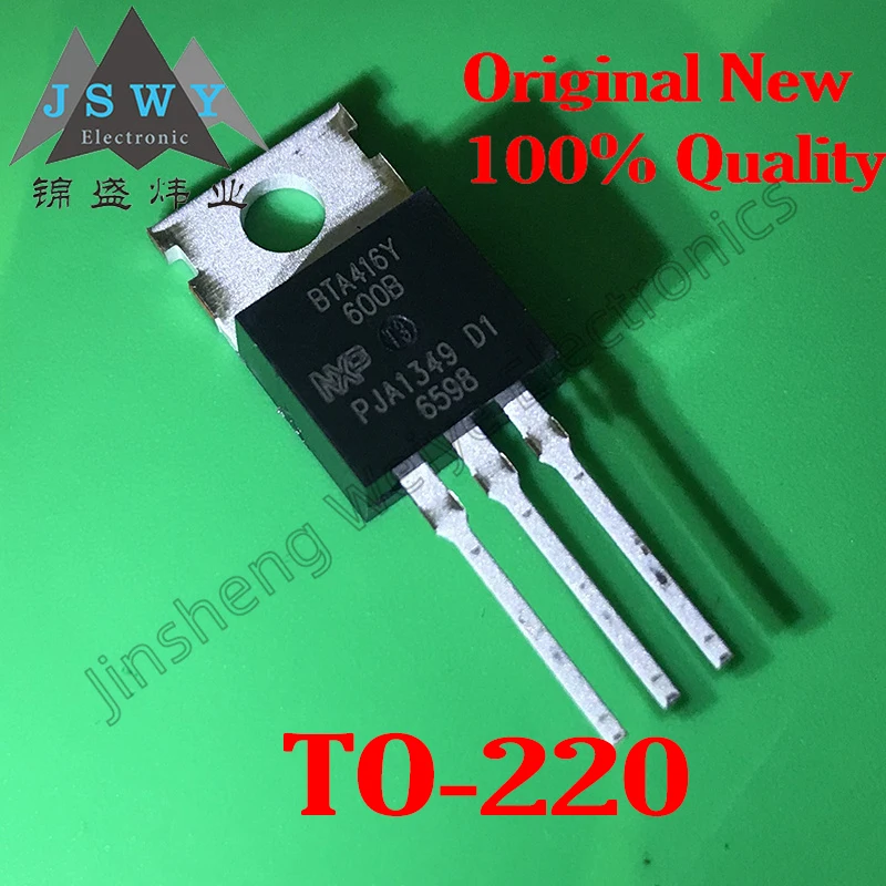 5PCS BTA416Y-600B BTA416Y-600C BTA416Y-800C BTA416Y-800B direct plug TO-220 thyristor 100% brand new Free shipping