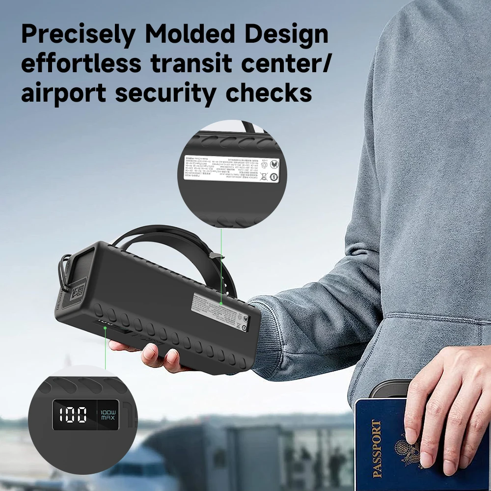 Custodia in silicone per CUKTECH No.15se Custodia per banca di potere Custodia da viaggio per esterni Borsa Sim TF Card Espulsione Pin Custodia per cavi Organizer