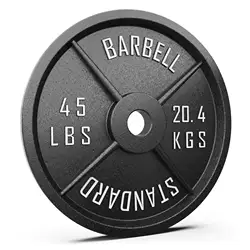 Equipments Free Weight lifting 45lb 50mm cast iron Weight plates for sale