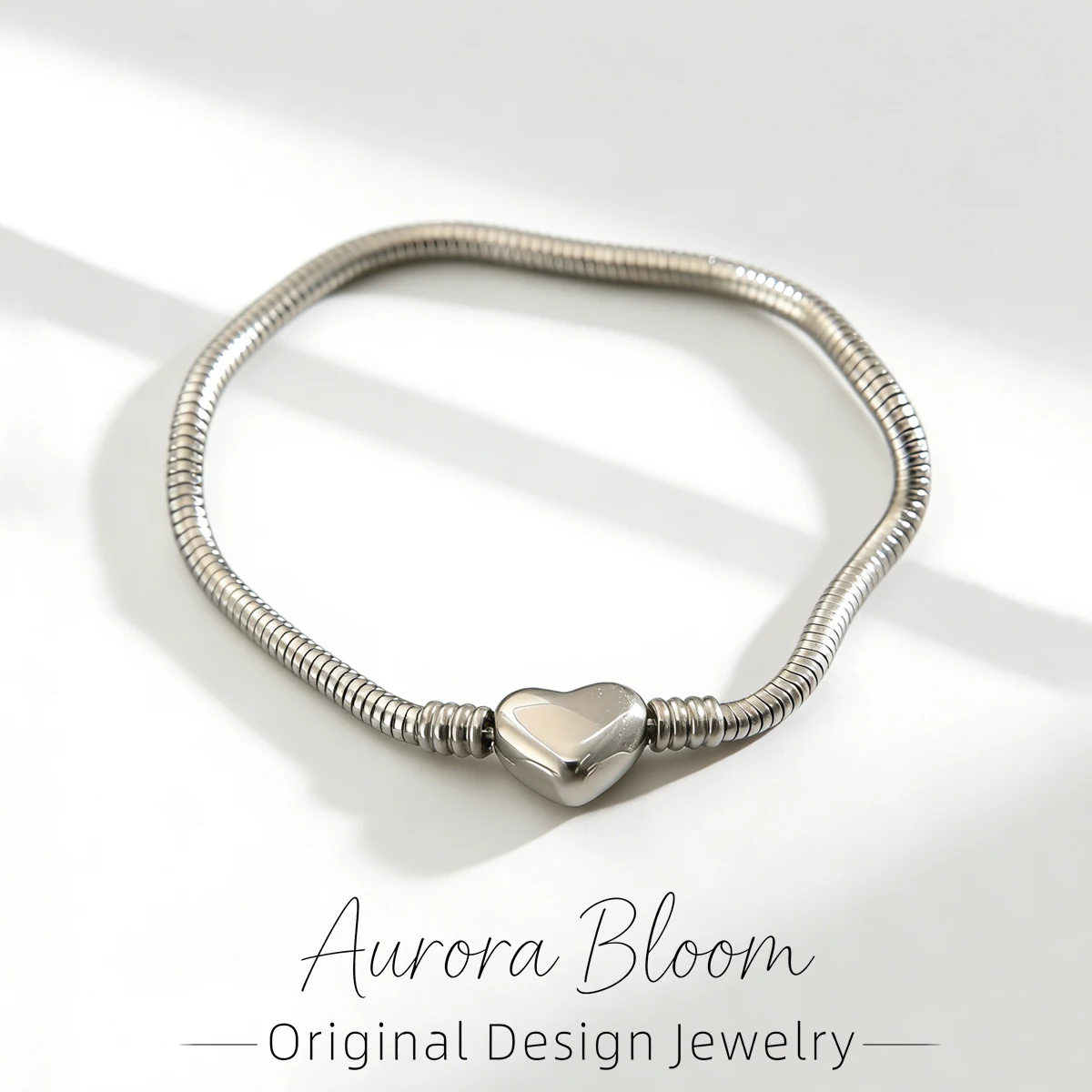 

AURORA Trend Steel Color Buckle Hand Bracelets For Women's Wirst Jewelry Fashion Hand Bangle Bracelet Stainless Steel Jewelry