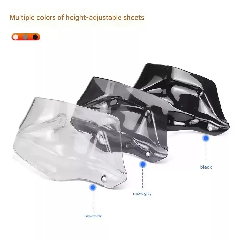 Motorcycle Handlebar Wind/Hand Guards (Extended/Heightened Version) – Compatible with ZONTES 125V & 150V