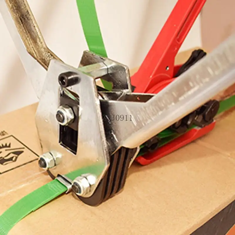 Plastic steel manual baler set, manual packing belt strapping machine, tensioner 16-19 pass