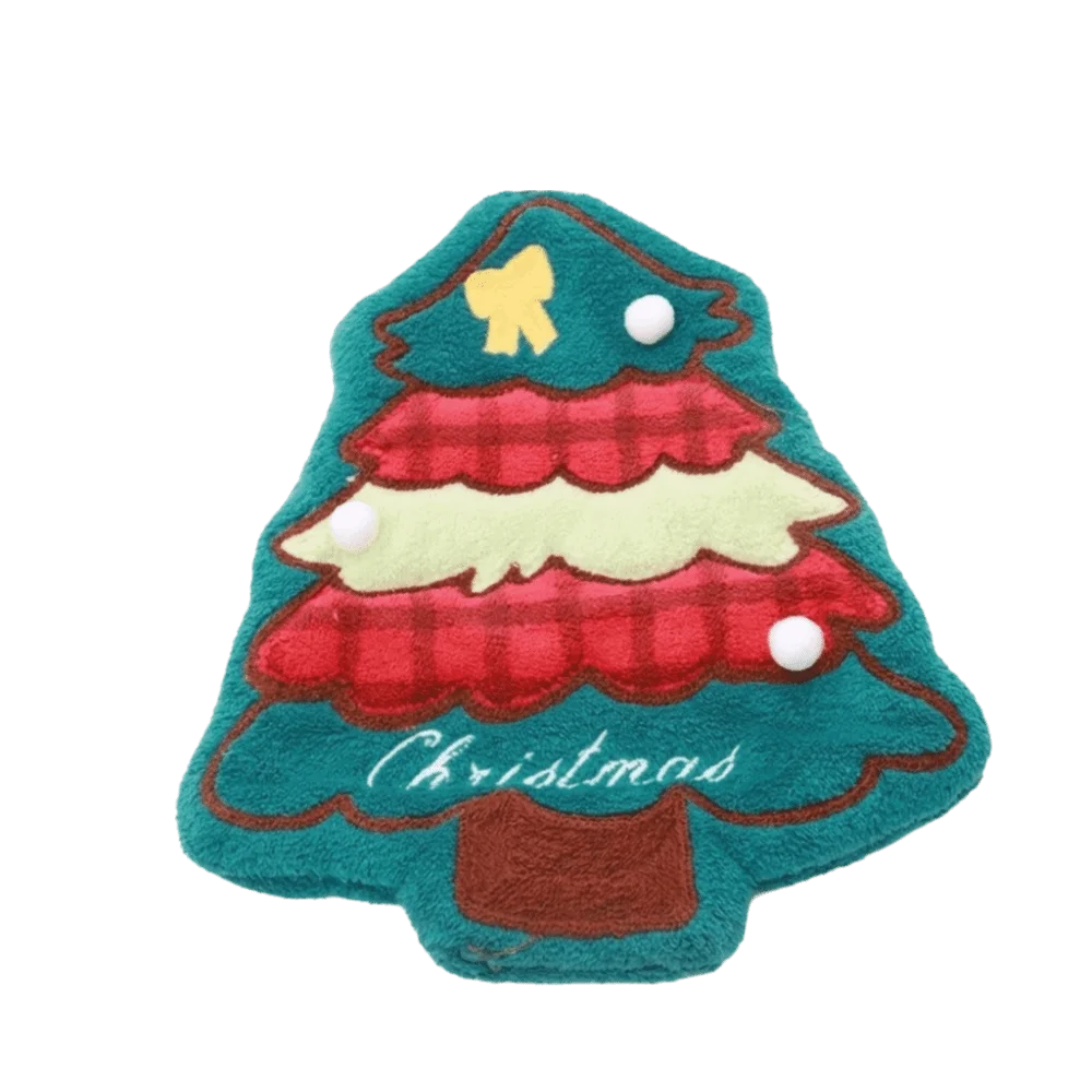 Festival Coral Velvet Coral Fleece Hand Towels Soft Polyester Hanging Bathroom Towel Super Absorbent Reindeer Dish Towel Kitchen