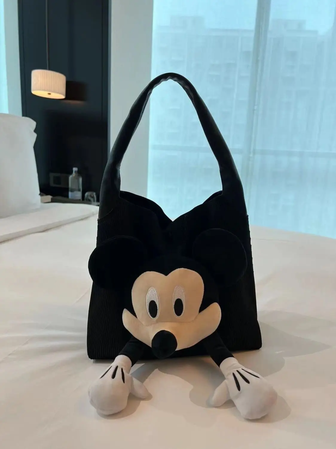 Borsa a tracolla in tela creativa di topolino per borsa a tracolla a tracolla portatile Casual moda pendolarismo per ragazze