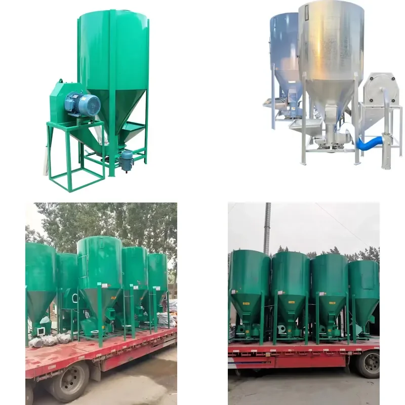 New Style Self Priming Feed Crushing and Mixing Machine for Livestock Poultry Farming Grain Processing Equipment