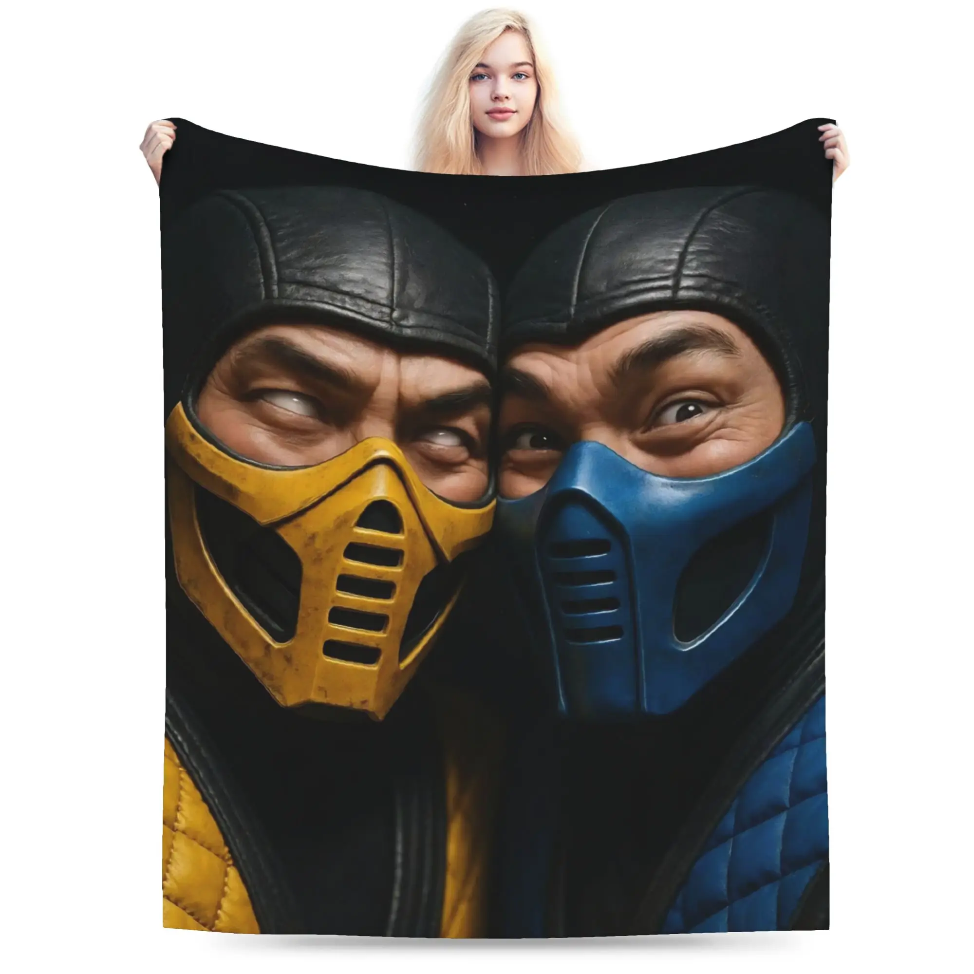 Mortal Kombat II Moive 2026 Accessories Blanket Cozy Soft  Throw Blankets for Couch 50x60 Inches Multi-size Bedding Throws